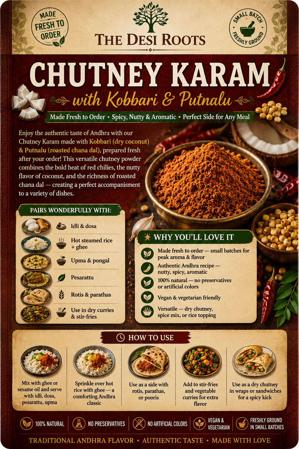 Chutney Karam (Putnali Kobbari)